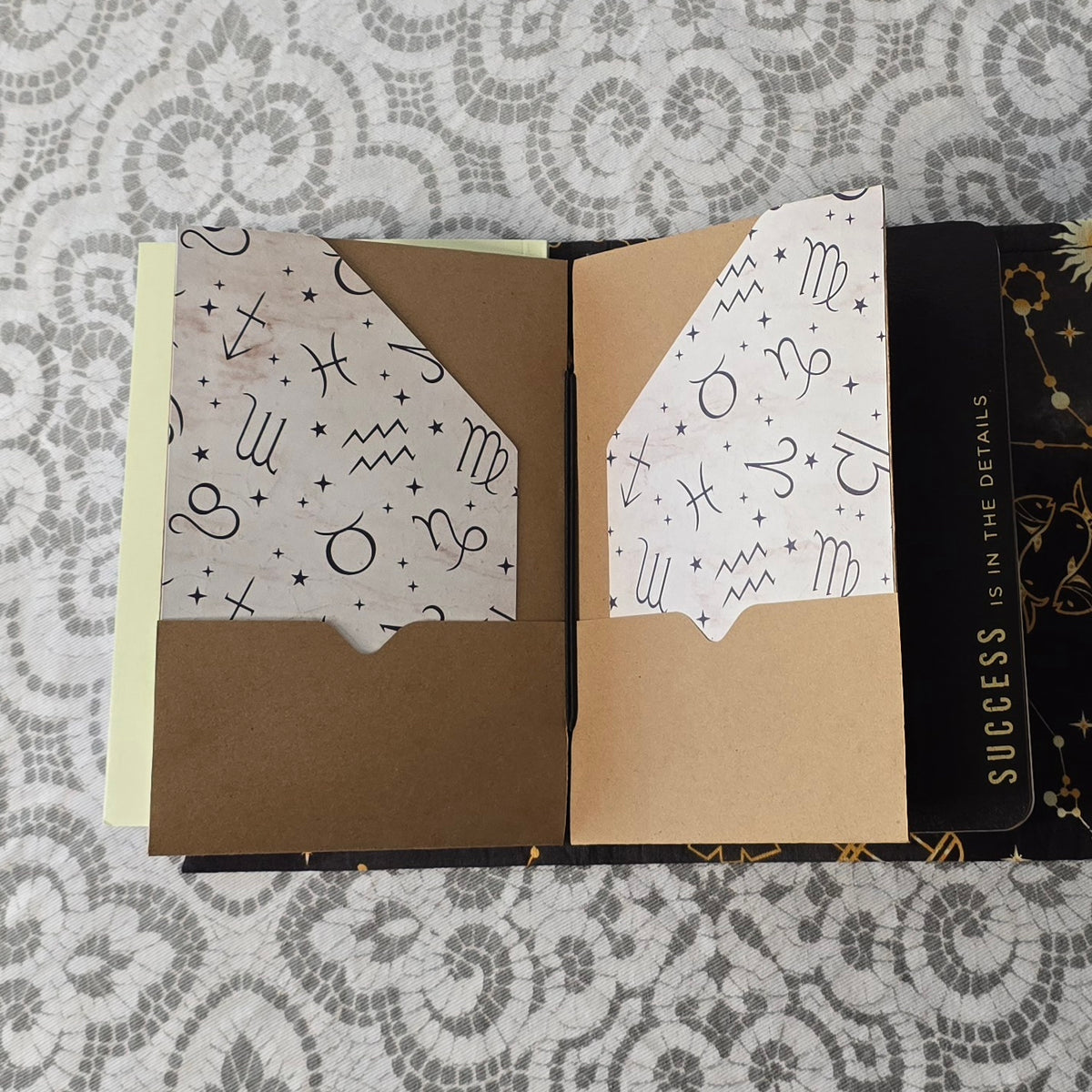 Go Companion - Gold Lace & Black & Astrology