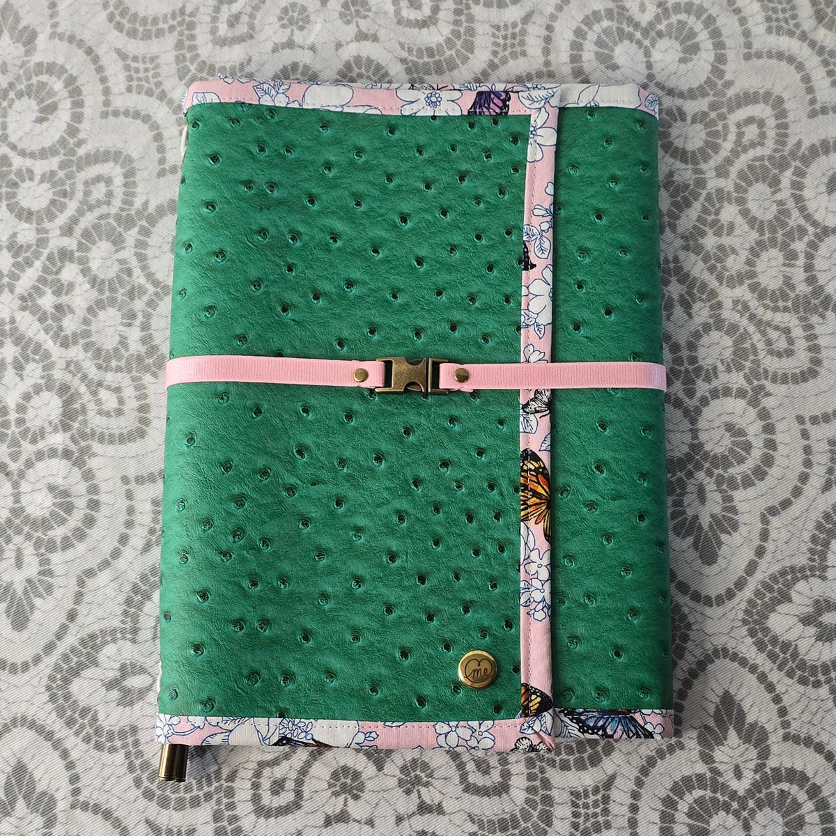 The Companion - Ostrich & Green & Butterflies