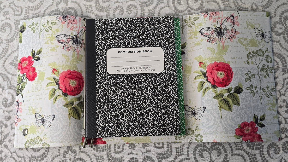 The Companion - Brown & Light Pink & Poppies