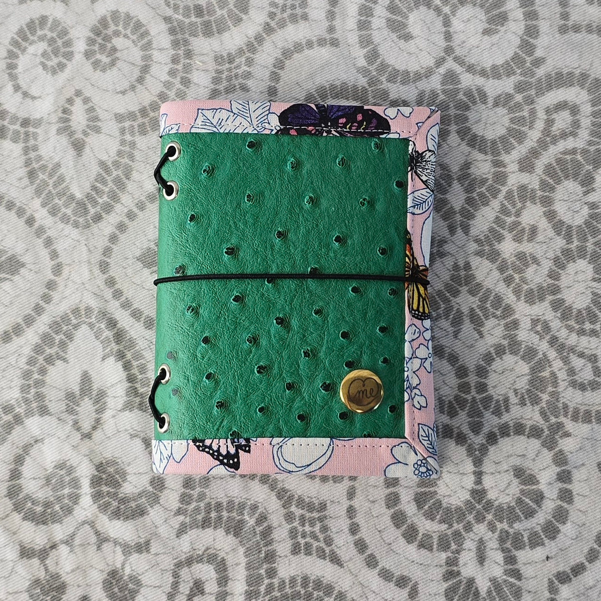Mini Companion - Ostrich & Green & Butterflies
