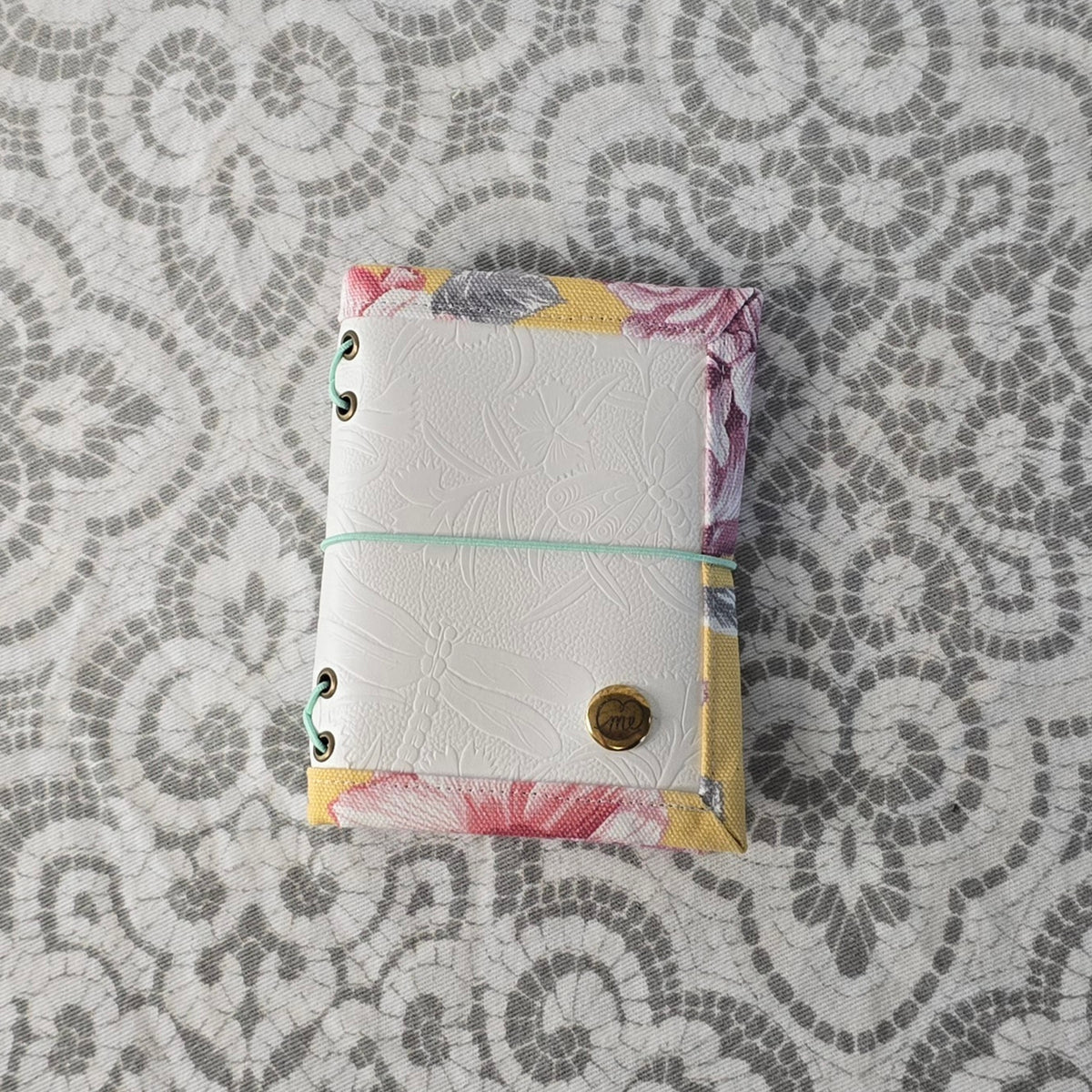 Mini Companion - White & Yellow & Floral & Seafoam Green