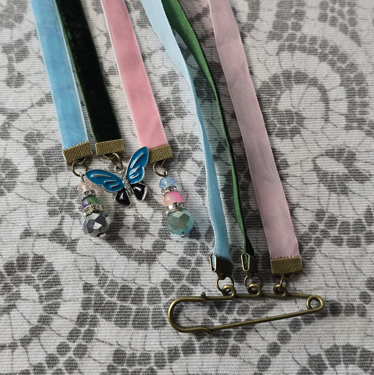 The Companion - Ostrich & Green & Butterflies