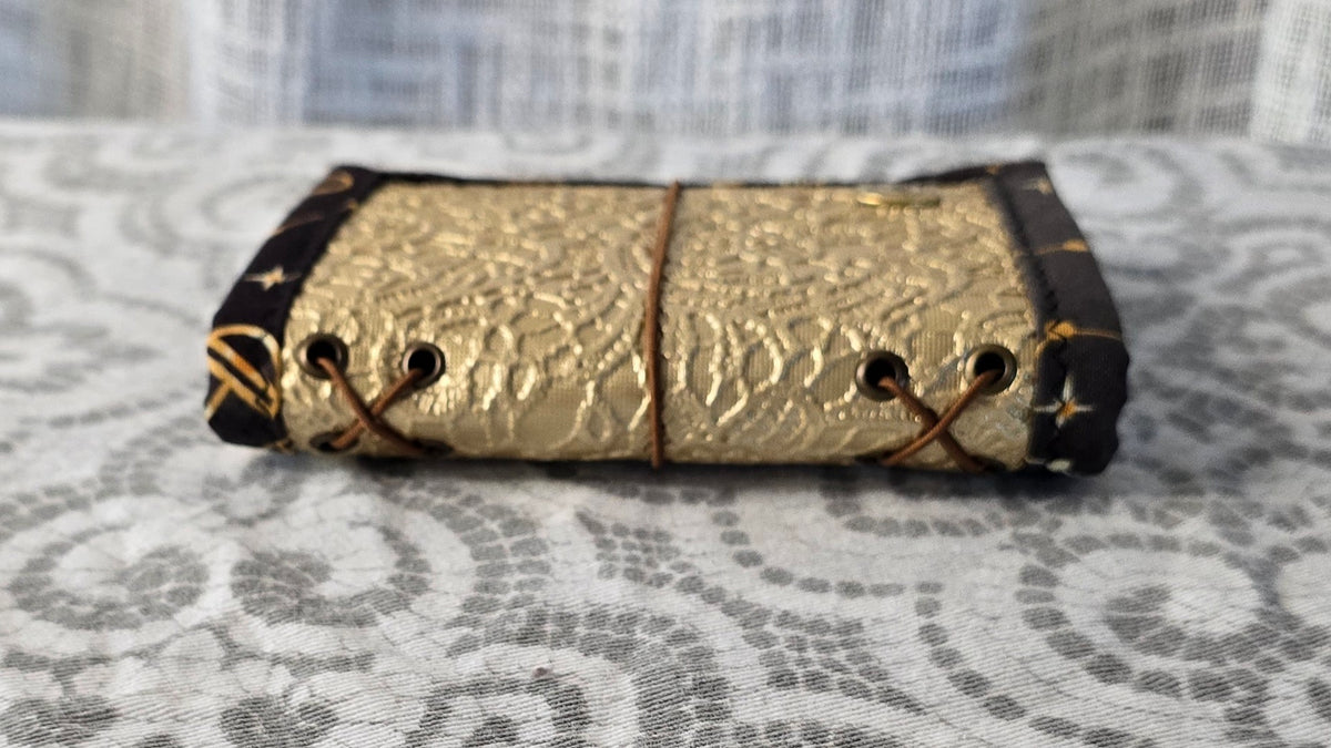 Mini Companion - Gold Lace & Brown & Astrology