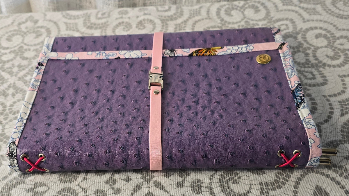 The Companion - Ostrich & Purple & Butterflies