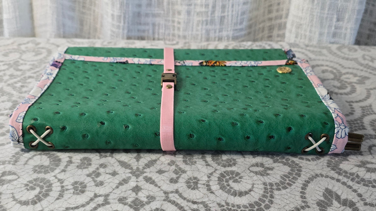 The Companion - Ostrich & Green & Butterflies